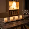 LED Kerze 4er Set creme mit Timer batteriebetrieben - 6,5 x Produktbild-Vorschau 2
