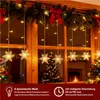 Lampki choinkowe w kształcie płatka śniegu, 96 diod LED 1,8 Podgląd zdjęcia produktu 5