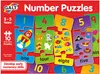 Galt 1105050 Number Puzzles Spielen und Lernen, Mehrfarbig Produktbild-Vorschau 1
