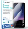 A product package for screen protectors for a CAT S75 phone, with a phone screen protector shown on a phone. Produktbild-Vorschau