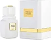 A white perfume bottle and its matching box are displayed on a white background. Anteprima dell’immagine prodotto