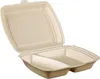 200 2-geteilte Menübox Beige 245x210x72 mm - Ideal für Produktbild-Vorschau 1