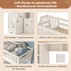 Lit superposé Merax 90 x 200 cm avec armoire sous Voir les images du produit 8