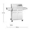 TAINO PLATINUM YAMARA 4+2 Gasgrill Edelstahl 4 Brenner Produktbild-Vorschau 3