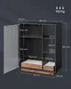 A diagram of a cabinet with dimensions and weight indicated. Produktbild-Vorschau