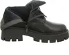 A black boot with a thick sole and zipper. Náhľad obrázku produktu