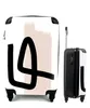 MuchoWow® Koffer Handgepäck Trolley Rollkoffer Kleine Produktbild-Vorschau 1