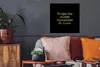 MuchoWow® Poster Zitat - Leben - Gold - Schwarz 50x50 cm - Produktbild-Vorschau 2