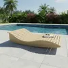 Holzliege Wellenliege Gartenliege Himmelssofa "Pool-Moni" Produktbild-Vorschau 1