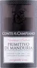 A wine label with text and a decorative emblem. Produktbild-Vorschau
