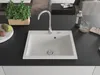 Mexen Elix lavello in granito 1-vasca 600 x 500 mm, bianco, Anteprima dell’immagine prodotto 3