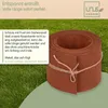 A rolled-up garden edging product is shown against a grassy background, with descriptive text and a logo. Produktbild-Vorschau
