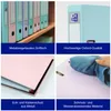 Raccoglitori Oxford per ufficio, set da 3, formato A4, Anteprima dell’immagine prodotto 3
