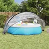 vidaXL Pool Dome Transparent 405 x 405 x 192 cm PVC Voir les images du produit 2