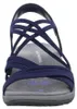 Skechers Reggae Slim - Sunnyside  Sandalen Plat - Blauw - Voir les images du produit 18
