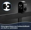 SWANEW Schiebetürsystem Montageset Laufschiene Holztür Produktbild-Vorschau 2
