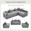 Modulares Familiensofa mit Stauraum 270x180x64cm, Produktbild-Vorschau 2