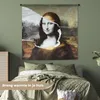 MuchoWow® Wandteppich Wandbehang Mona Lisa - Da Vinci - Produktbild-Vorschau 4