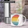 Trendation - Klettern Bergsteigen Geschenk Emaille Tasse Produktbild-Vorschau 3