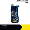 A bottle of Mannol Kettenoel chainsaw oil is shown against a white background. Produktbild-Vorschau