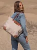 Peterson Sac à main pour femmes Striould Brown-Beige Taille Voir les images du produit 5
