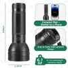 UV-Taschenlampe, 51x LED 395nm, wasserdicht, Schwarzlicht, Produktbild-Vorschau 8