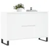 vidaXL Sideboard Blanc 101,5x35x70 cm Bois composite Voir les images du produit 3