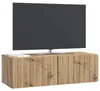 vidaXL Nástěnná skříňka pod televizi 98 x 41 x 30 cm, dub Náhled obrázku produktu 3