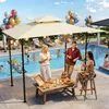 LZQ Grillpavillon mit Seitenmarkise, Doppeldach, Produktbild-Vorschau 10