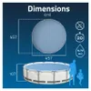 Piscine hors sol ronde 457x107cm BESTWAY Stel Pro Max Liner Voir les images du produit 4