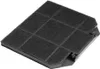 A black carbon filter for a range hood, shown from a slightly elevated angle against a white background. Produktbild-Vorschau