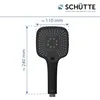 RAVENNA Handbrause, Schwarz matt Produktbild-Vorschau 8