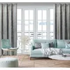 Vorhang marsala silber 140x250 cm  Ösen Ösenvorhang Produktbild-Vorschau 11