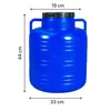 Sterk® 40-litrowa beczka z pokrywką, plastikowa beczka, Podgląd zdjęcia produktu 4
