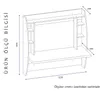 Skye Decor, Buglem - Bianco, Scrivanie, Bianco, 123,6 x 120 Anteprima dell’immagine prodotto 4