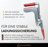 4x Zwischenwandverschluss – verzinkt – 22–36 mm Produktbild-Vorschau 3