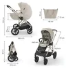 KINDERKRAFT Passeggino combinato 3 in 1 Prime 3 Sand Dune Anteprima dell’immagine prodotto 24