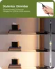 EDISHINE LED Tischlampe Holz, Nachttischlampe Touch Produktbild-Vorschau 3