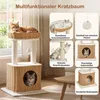 Yaheetech Kratzbaum aus PE-Rattan 71,5 cm, stabiler Produktbild-Vorschau 4