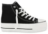 VAN HILL Damen High-Top Sneaker mit Plateausohle - Canvas Produktbild-Vorschau 2
