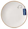 Beiger Dessertteller aus Keramik 20 cm Produktbild-Vorschau 3