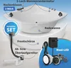 Aquade Acryl Eckbadewanne 140x140cm Koblenz & Wannenfüßen + Produktbild-Vorschau 3