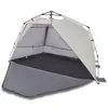 Tenda da Spiaggia 3 Persone Grigio Rilascio Rapido Anteprima dell’immagine prodotto 1