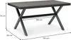 Gartenmöbel Set AFUERA aus Alu und Rope, moderne Outdoor Produktbild-Vorschau 10