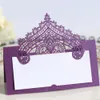 50 Counts Laser Cut Tischkarten, 9cm Tischkarten Für Produktbild-Vorschau 5