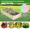 COSTWAY Hochbeet Holz, Gartenbeet ohne Boden, Kräuterbeet, Produktbild-Vorschau 6