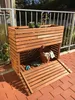 Multibox Hochbeet Holz 92x32x80cm mit Stauraum & Rollen Produktbild-Vorschau 9