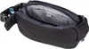 An open black and navy hip pack is shown against a white background. Produktbild-Vorschau