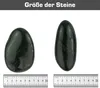 Dekosteine schwarz poliert 20 kg | Kieselsteine Garten 5-8 Produktbild-Vorschau 2