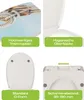 Sitzplatz® WC-Sitz mit Absenkautomatik, Nachbildung Leinen Produktbild-Vorschau 3